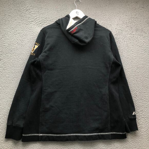 Chicago Black Hawks NHL Vintage Sweatshirt Hoodie Women's XL Embroidered Black - Picture 4 of 9